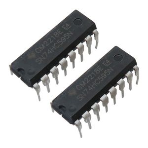 آی سی شیفت رجیستر 74HC595 پکیج DIP16 بسته 2 عددی