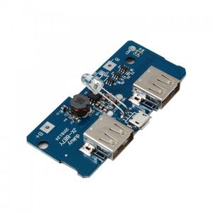ماژول شارژر و دشارژر باتری لیتیومی دارای دو خروجی 5V USB