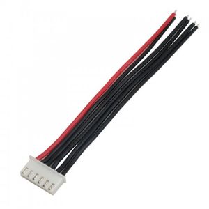 سوکت مخابراتی 6 پین + سیم سیلیکونی 8 سانتی متری 22AWG