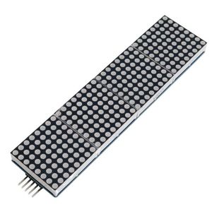 ماژول نمایشگر LED ماتریسی 8x32 با چیپ MAX7219 - رنگ قرمز