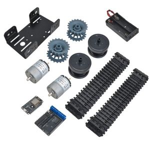 پک کامل شاسی تانک TP101 با شیلد موتور L293DD و برد ESP8266