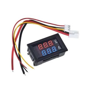 ولتمتر-آمپرمتر پنلی DSN-VC288 (100V/10A DC) با قابلیت شنت