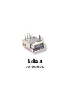 جک مادگی Mini USB ذوزنقه‌ای مخصوص برد