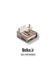 جک مادگی USB بلند کج مخصوص برد الکترونیکی