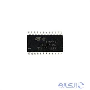 آی سی L9823 درایور موتور فن و کولر و رله دوبل و چراغ چک ایسیو S2000 ماشین پژو 206 و پژو 405 و سمند و پراید