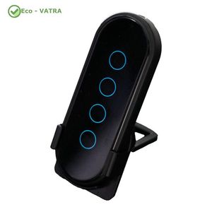 ریموت کنترل 4 کاناله RF433 شیشه ای لمسی