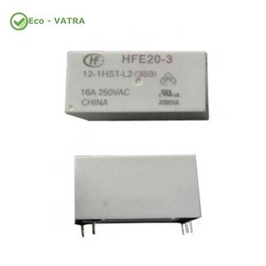 رله سفيدRelay 16A 12V مدل HFE20-3