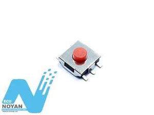 تک سوییچ 4 پایه مربعی قرمز و سفید