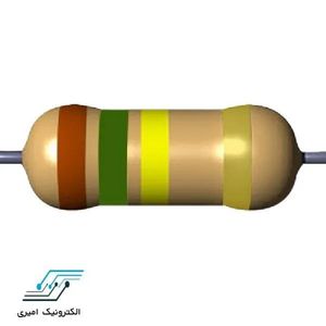 مقاومت 150 کیلو اهم 3 وات 5 درصد