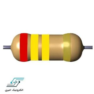 مقاومت 240 کیلو اهم 3 وات 5 درصد
