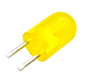 LED زرد مات پایه کوتاه 5mm کارکرده