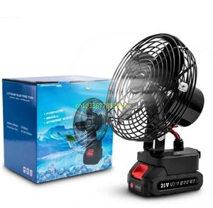 پنکه شارژی 21 ولت فلزی lithium electric fan