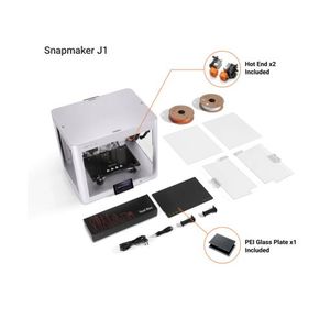 پرینتر سه بعدی پرسرعت اسنپ میکر مدل J1 IDEX 3D PRINTER برند SNAPMAKER