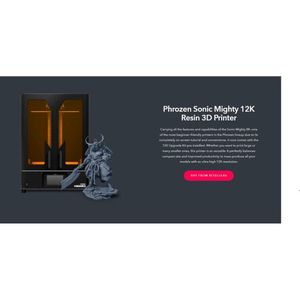پرینتر سه بعدی فروزن مدل  Sonic Mega 8k v2 برند Phrozen