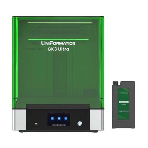 پرینتر سه بعدی یونیفورمیشن مدل GK3 Ultra برند Uniformation همراه با 3 لیتر رزین هدیه