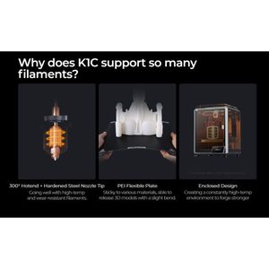 پرینتر سه بعدی کریلیتی مدل  K1C برند Creality