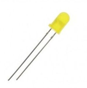 LED زرد مات 5mm مارک K-Bright
