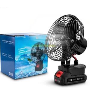 پنکه شارژی 21 ولت چرخشی lithium electric fan