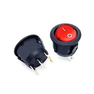 کلید راکر گرد T125 سه پایه چراغ‌دار - بهنام رباتیک