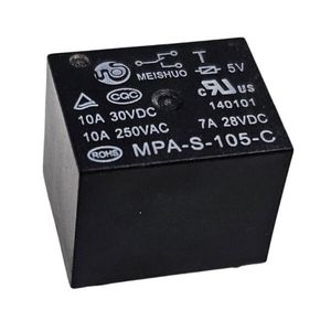 رله پایه میلون 5 ولت 7 آمپر MPA-S-105-C MEISHUO