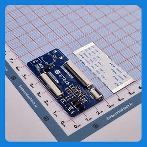 تبدیل 40 پین LCD به 50 پین پشتیبانی از تاچ