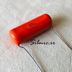 خازن افسانه ای 470 نانو فاراد 200 ولت SPRAGUE آمریکا سری orange drop
