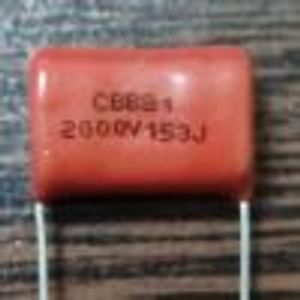 POLYESTER 2000V 15nF – خازن پلی استر، 2000 ولت، 15 نانوفاراد