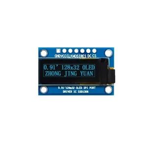OLED 0.91 inch OLED Module blue 128x32 spi/ SSD1306