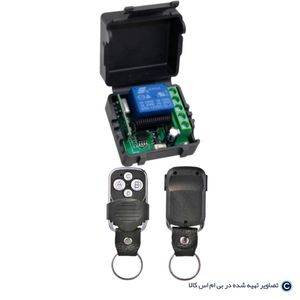 گیرنده ریموتی یک کانال 12 ولت 433mhz با 2ریموت