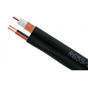 کابل ترکیبی RG59  دوربین مداربسته(بغل برق)