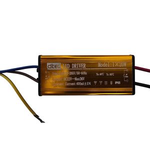 درایور LED مدل DRIVER 1x20W بدنه فلزی