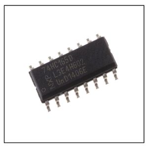 74HC165D - آی‌سی شیفت رجیستر 8 بیتی موازی به سری