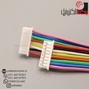 کانکتور FH مادگی 8 پین سیم دار  (1.25میلی متری)