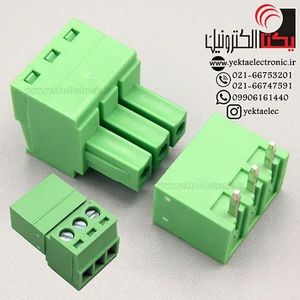ترمینال فونیکس 3 پین رایت انگل 3.81 میلیمتر