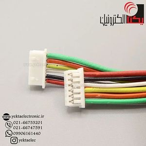 کانکتور FH مادگی 6 پین سیم دار  (1.25میلی متری)