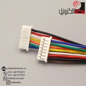 کانکتور FH مادگی 7 پین سیم دار  (1.25میلی متری)