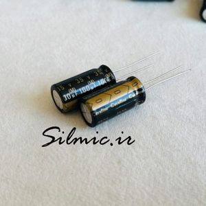 خازن های گرید 100 میکرو فاراد 35 ولت صوتی ELNA ژاپن سری ROA cerafine