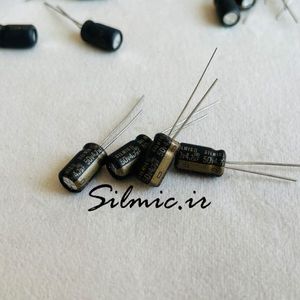 خازن سیلمیک 4.7 میکرو فاراد 50 ولت ELNA های گرید صوتی RFS SILMIC II