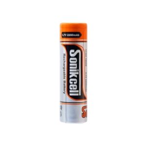 باتری لیتیوم یون 3.7v سایز 18650 2200mAh سرتخت مارک Sonikcell