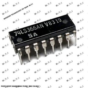 آی سی تی تی ال 74LS366AN  / SIGNETICS MALAYSIA