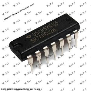آی سی تی تی ال SN74HC02N  / TEXAS MALAYSIA