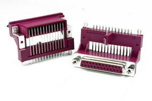 دی کانکتور D25PIN FEMALE WIRE WRAP R/A / AMP USA