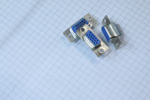 دی کانکتور D15PIN FEMALE VGA ST / TAIWAN