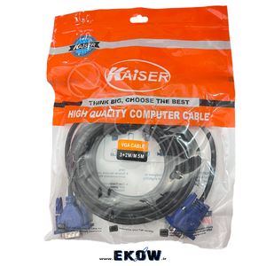 کابل VGA طول 5 متری مارک kaiser