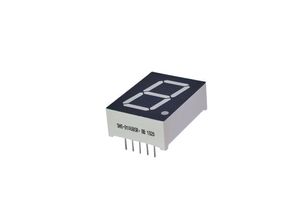 7SEG 1DIG 8106BSR 20*28 سون سگمنت قرمز آند مشترک 10پایه بالا پایین