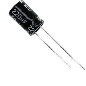 CAP 220UF 35V BLACK خازن الکترولیت دیپ