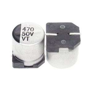 خازن الکترولیت CAP ELEC 470UF 50V 12.5*13.5MM SMD
