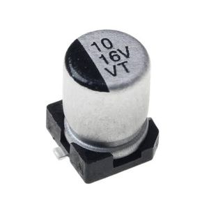خازن الکترولیت CAP ELEC 10UF 16V 4*5.4MM SMD