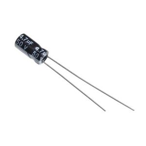 CAP 4.7UF 50V BLACK خازن الکترولیت دیپ