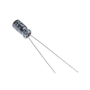 CAP 10UF 25V BLACK خازن الکترولیت دیپ